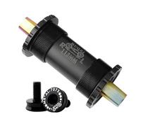 YATINGZHANG Boitier De Pedalier Boîtier de pédalier carré de vélo de Montagne, roulement en céramique 68-103/107/110 mm, axe en Alliage de Titane, pièces de vélo(113mm Black)