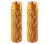 YATINGZHANG Cale Pied BMX Chevilles de vélo VTT 1 Paire 100x28MM Accessoires en Alliage d'aluminium antidérapant Multicolore Option(Gold)