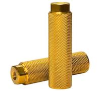 YATINGZHANG Cale Pied BMX Repose-Pieds antidérapants en Alliage d'aluminium, Repose-Pieds Plomb for essieux BMX, Accessoires de vélo(Gold)