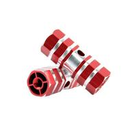 YATINGZHANG Cale Pied BMX Repose-Pieds de Remplacement for vélo Course, 1 Paire pédales Repos en Alliage d'aluminium, Accessoires(Red)