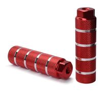 YATINGZHANG Cale Pied BMX Repose-Pieds de vélo 10x28cm, axe arrière, Levier Repose-Pieds, Accessoire Montagne(Red)