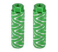 YATINGZHANG Cale Pied BMX Repose-Pieds universels en Alliage d'aluminium for VTT, 1 Paire, Levier for Accessoires de vélo BMX(Green)