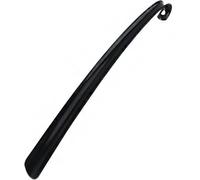 YATINGZHANG Chausse Pieds Long Manche Chausse-pied Long en plastique, 1 pièce, accessoires de chaussures, levage, crochet incurvé, Design, for hommes paresseux, portables(Black)
