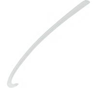 YATINGZHANG Chausse Pieds Long Manche Chausse-pied Long en plastique, 1 pièce, accessoires de chaussures, levage, crochet incurvé, Design, for hommes paresseux, portables(White)