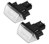 YATINGZHANG éClairage De Plaque 2 pcs 1 2V 18LED Lumière de plaque d'immatriculation voiture 6500K Utilisation l'ajustement la lampe for Peugeot 206 207 307 308 406 407 for Citroen C3 C4 C5 C6