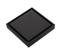 YATINGZHANG Siphon De Sol Grilles de Drainage carrées for Sol 100 x cm, Drain Douche, Salle Bain Noir, Insert carrelage, Accessoire en Laiton