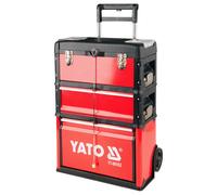 YATO Chariot à boîtes à outils avec 2 tiroirs 52x32x72 cm