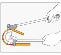 YATO Cintreuse manuelle professionnelle pour tubes jusqu'à 16mm
