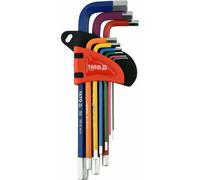 Yato Clés Allen pour tuyaux 9 Elem. (1,5-10Mm) Longue Yt-05631