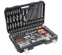 YATO Coffret Douilles 216 Pièces Avec Cliquet 1/4 3/8 1/2"