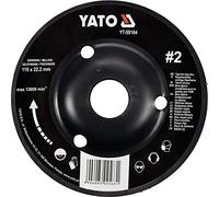 Yato Disque à râper professionnel pour meuleuse d'angle - 115 mm - 125 mm - Disque abrasif en bois flexible (115 mm N° 2)