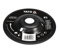 YATO Disque abrasif professionnel pour meuleuse d'angle - 115 mm - 125 mm - Disque abrasif pour bois (125 mm N° 3)