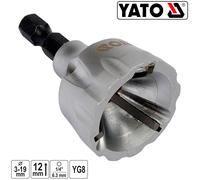 YATO Ébavureur Extérieur HSS Pour Tuyaux Filets Boulons HM 3-19 mm 1/4"