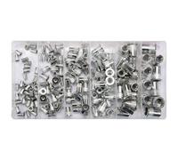 YATO Écrous à rivet 150 pcs Aluminium M3-M10