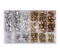 YATO Écrous à rivet 300 pcs Aluminium et acier au carbone M3-M10