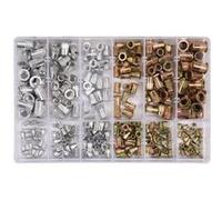 YATO Écrous à rivet 300 pcs Aluminium et acier au carbone M3-M10