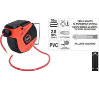 YATO Enrouleur de tuyau automatique à air comprimé professionnel 10m Ø8mm YT-24242
