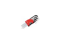 Yato Jeu de clés 6 pans à boule coudées YT-0509 2-12 mm CRV 10 pièces