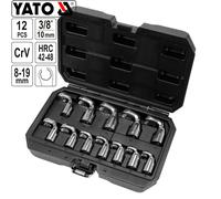 YATO Jeu De Clé À Sonde Lambda 3/8" (10mm) 12 Pièces