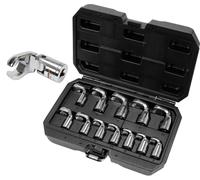 YATO Jeu de clés à douille YT-38550 3/8" 12 pièces 8-19 mm anneau articulé en mallette