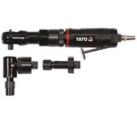 Yato Kit de meuleuse pneumatique 3 en 1 à cliquet pneumatique - Meuleuse droite - Meuleuse d'angle - 1/2" et 1/4" - 9 pièces