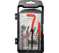 Yato Kit de réparation de filetage M5 x 0,8 mm | Réparation filetages ruinés avec insert hélicoïdal M5 | Set avec pointe et filière à mesures spécifiques et ressorts Elic