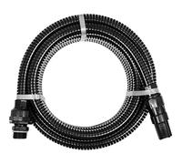 Flo Kit de tuyau d'aspiration 1" (25,4 mm), longueur : 5 m, avec clapet anti-retour, crépine d'aspiration et raccords à vis Vario 1" AG et IG, tuyau d'aspiration, tuyau d'aspiration