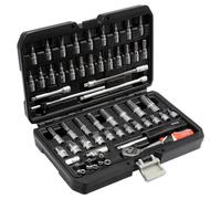YATO Kit d'outils YT-14501 de 56 pièces Métal Noir