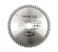 YATO LAME DE SCIE CIRCULAIRE POUR ALUMINIUM 200x30mm 60 DENTS YT-6091