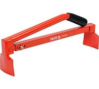 YATO Lève-plaque professionnel auto-verrouillable, réglable de 40 à 67 cm, capacité de charge : 60 kg, doux pour le dos et les hanches, très stable, d