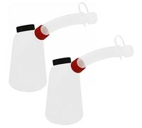 Yato Lot de 2 pichets d'huile avec bec verseur flexible 1 l