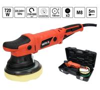 YATO Machine À Polir Excentrique 150mm 720W + Coffret + 3 Disques
