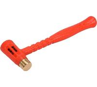 YATO Marteau à chocs professionnel - Diamètre : 20 mm - 300 g - Avec tête en laiton et billes en acier pour une absorption optimale des chocs