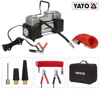 YATO Mini Compresseur D’Air 12V 250W Avec LED Compresseur Portable