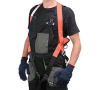 YATO, modèle YT-74235, harnais de sécurité et amortisseur de chute, set complet pour la protection lors de travaux en hauteur, haute qualité, durable et sécurité professionnelle.