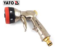 YATO Multifonction Pistolet d’arrosage pour jardin Laiton 7 fonctions 1/2"