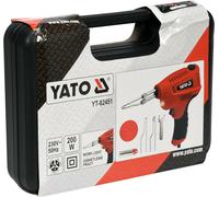 Yato Pistolet à Air Chaud 200W Set Soudure Fer à Souder Systemkoffer YT-82451
