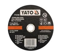Yato Lot de 5 disques à tronçonner métal 1,5 mm d'épaisseur x 180 mm (YT-6105)