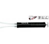 YATO Pompe à huile manuelle 0,5L 2 axes YT-0707