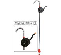 YATO Pompe à huile professionnelle à manivelle pour fûts, système enfichable, aluminium YT-07115