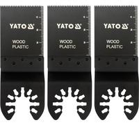 YATO Profi 3 lames de scie plongeante pour outil multifonctions YT-34685