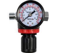 YATO REGULATEUR DE PRESSION AVEC MANOMETRE 1/4"" 6.3MM 1.2MPA