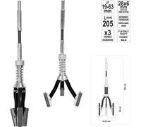 YATO rodoir cylindrique outil de rodage Ø 19-63mm, 32-89mm, 51-177mm Pierres d'affûtage de rechange 1-1/8', 2', 3', sélection:rodoir Ø 19-63mm