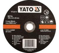 Yato Roue à découper le métal 125 x 22 x 2,5 mm YT-5924