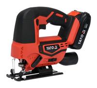 YATO Scie sauteuse avec batterie Li-Ion 2,0Ah 18V