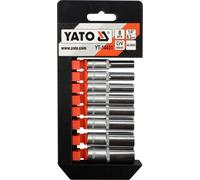 YATO SET OF LONG SOCKETS 1/4"", 8PC.