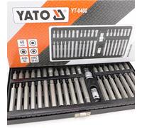 Yato Torx Hexagone Multidents Hex Spline Socket Jeu de Clés S2 40tlg. YT-0400