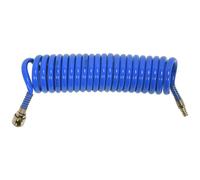 YATO Tuyau d'air en spirale PU 5 m Bleu Bleu G