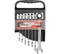 Yato YT-0208, 10,12,13,14,15,17,19 mm, Chrome, Sulfate de chondroïtine, Chrome, Brillant, 5°