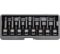 Yato YT-1068 – Prend peu de chocs – 8 pcs Ribe 1/2" – Noir